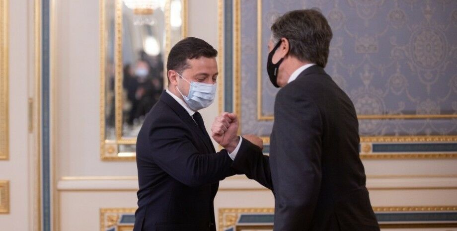 Зеленский и Блинкен в Киеве обсудили противодействия российской агрессии Зеленский и Блинкен в Киеве обсудили противодействия российской агрессии