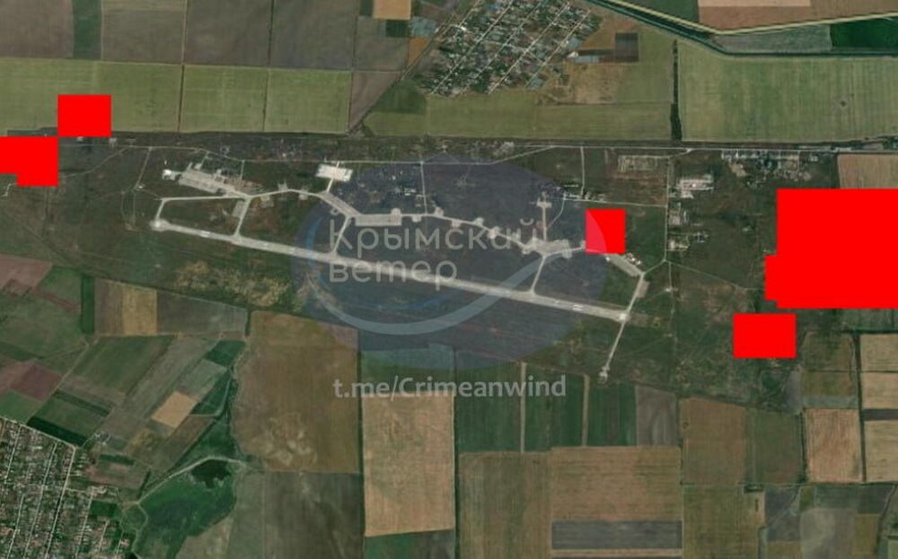 Ночью прилетело по аэродрому ”Кировское” в оккупированном Крыму