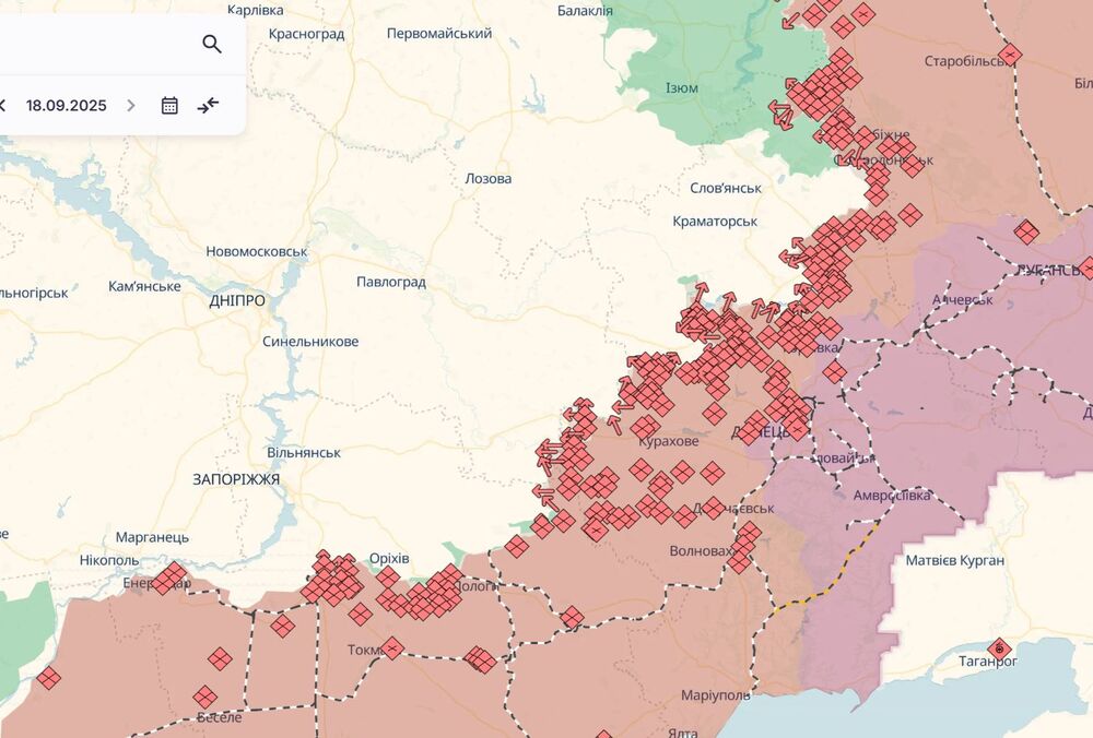 Сили оборони відкинули росіян біля Володимирівки, але окупанти просунулися у трьох областях - DeepState