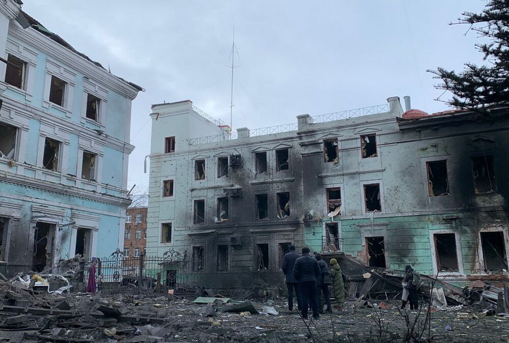 Из-за ракетных ударов 23 января в Харькове повреждены около 40 исторических зданий