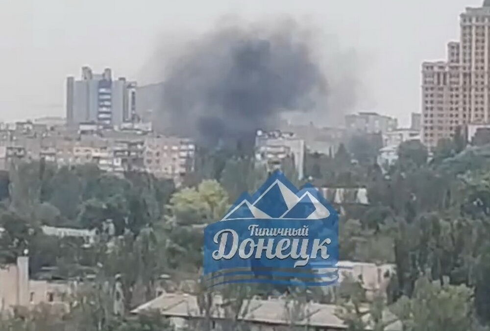 В оккупированном Донецке сообщают о ”прилетах”: видео