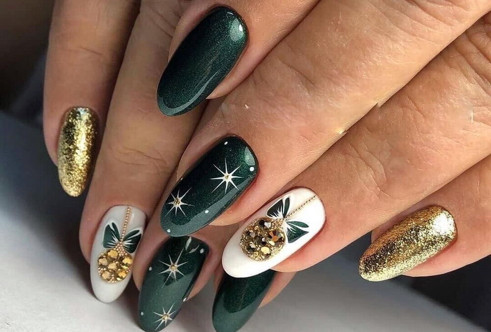 Маникюр на Новый год: лучшие идеи