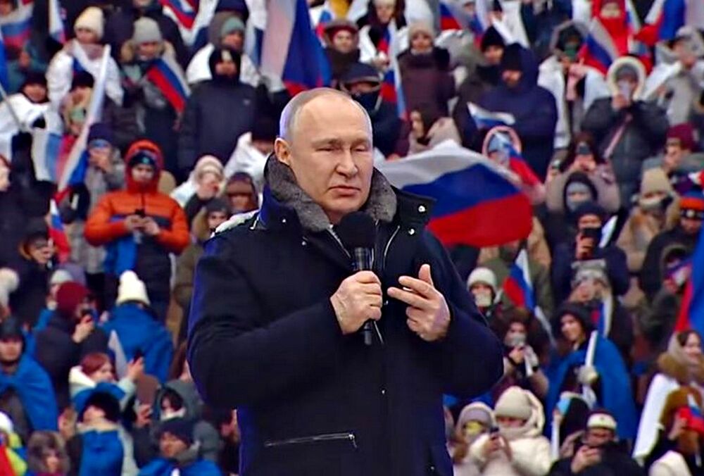 У Зеленського відреагували на концерт Путіна в Лужниках