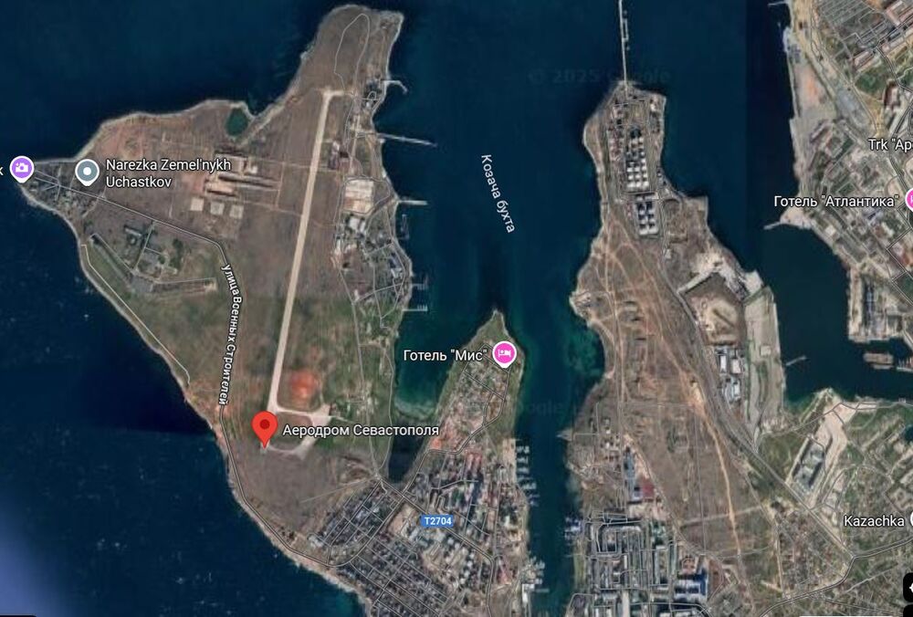 Супутники NASA фіксують пожежу на аеродромі ”Херсонес” в окупованому Севастополі