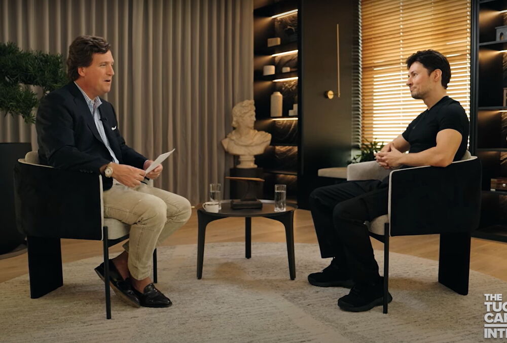 Павло Дуров дав інтерв'ю Такеру Карлсону: про що вони говорили