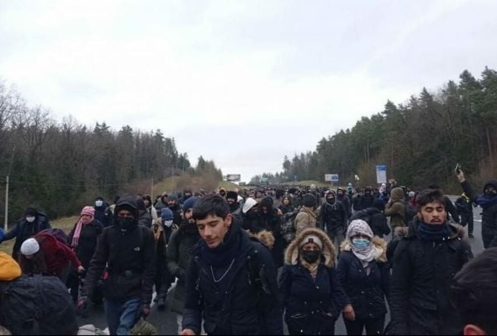 Несколько сотен нелегалов в Беларуси движутся к границе с Польшей  
