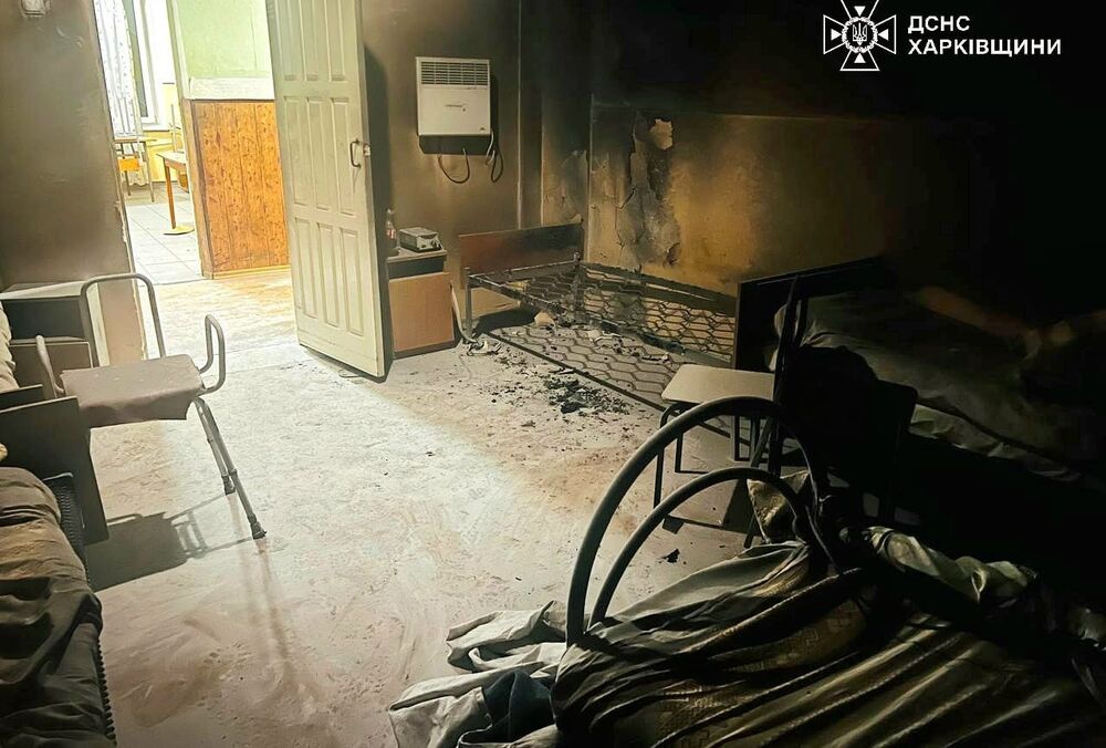 На Харківщині загорівся психоневрологічний інтернат