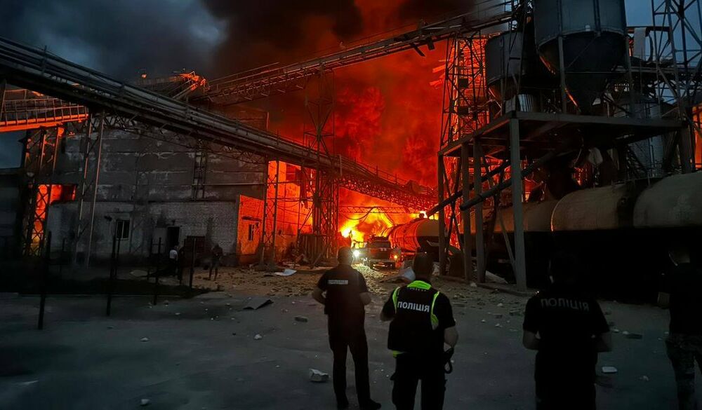 В МВС розповіли про наслідки ворожого удару по промисловому підприємству на Полтавщині