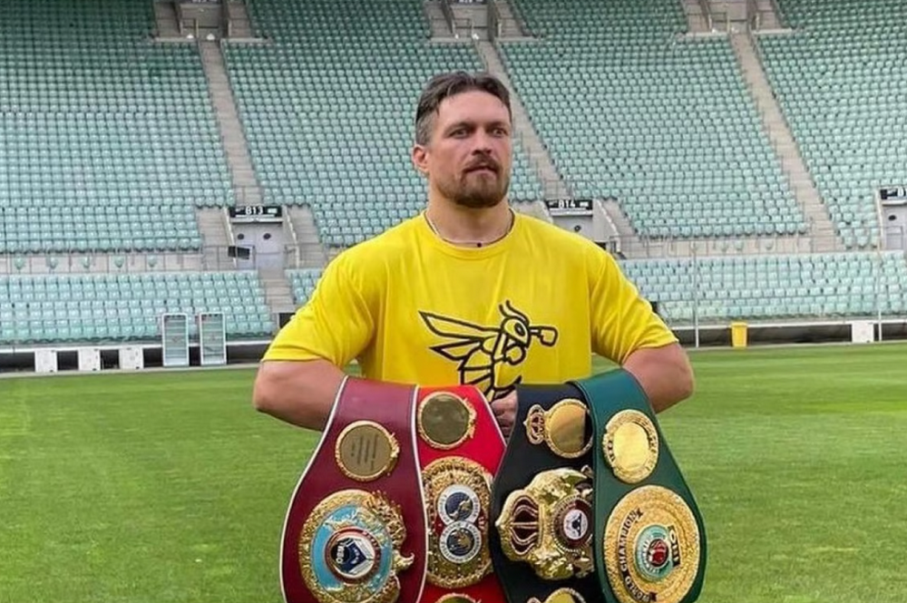 Усик заявив, що планує стати президентом та абсолютним чемпіоном