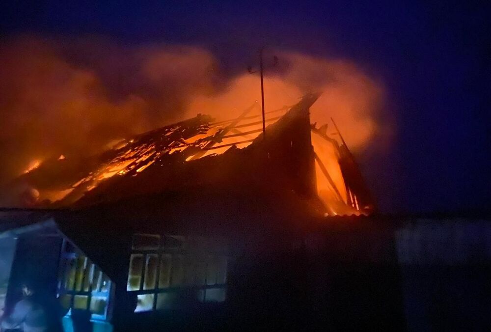 Обломки вражеского дрона упали на дом в Житомирской области Обломки вражеского дрона упали на дом в Житомирской области