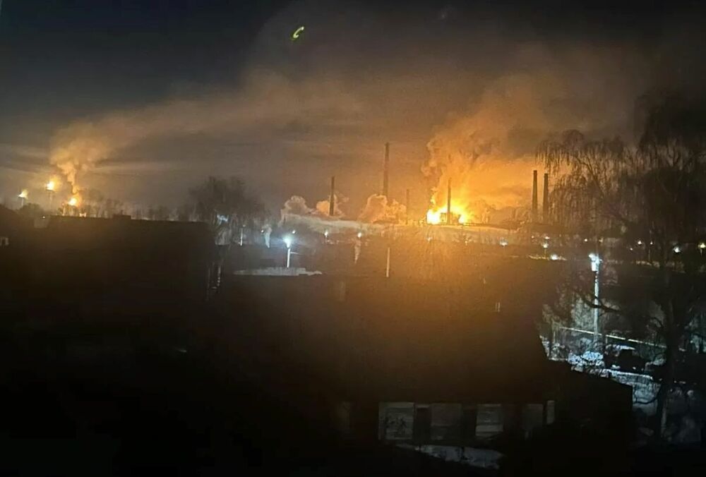 В ГУР отреагировали на пожар на НПЗ в Самарской области