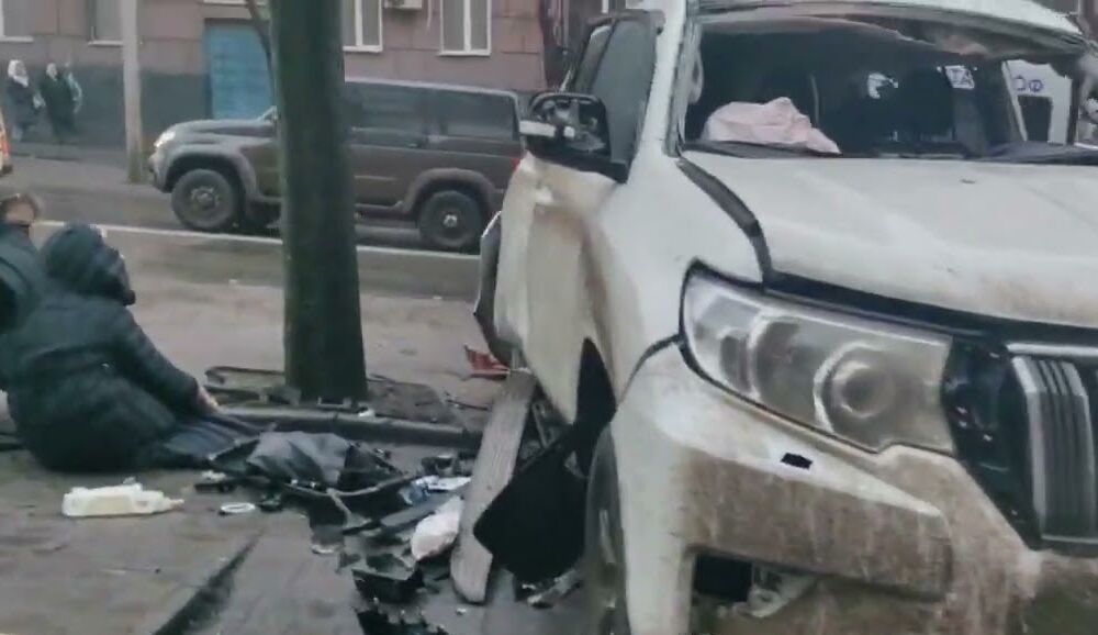 У Донецьку вибухнув автомобіль начальника Оленівської колонії, - соцмережі