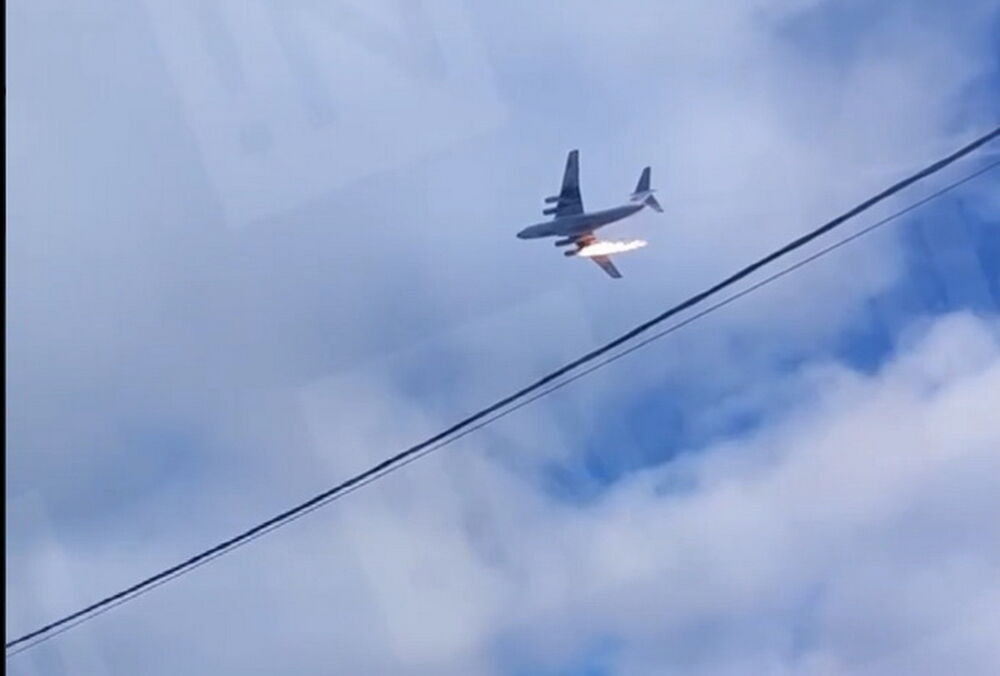 В России под Иваново разбился военный самолет Ил-76: видео