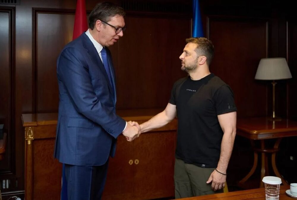 Зеленський провів зустріч із лояльним до Путіна президентом Сербії Вучичем