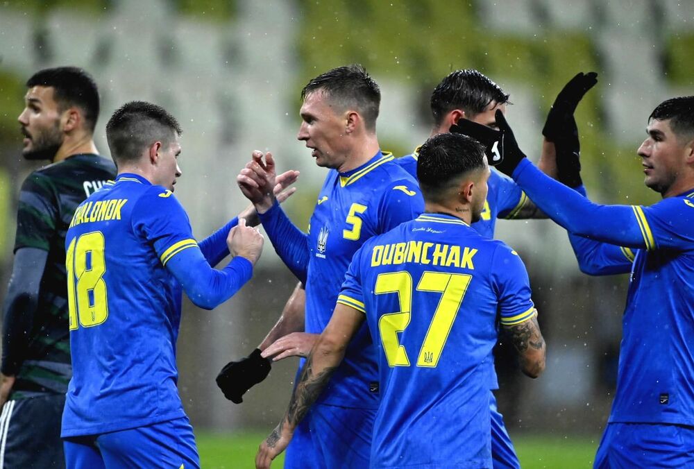 Збірна України провела спаринг з польською Лехією