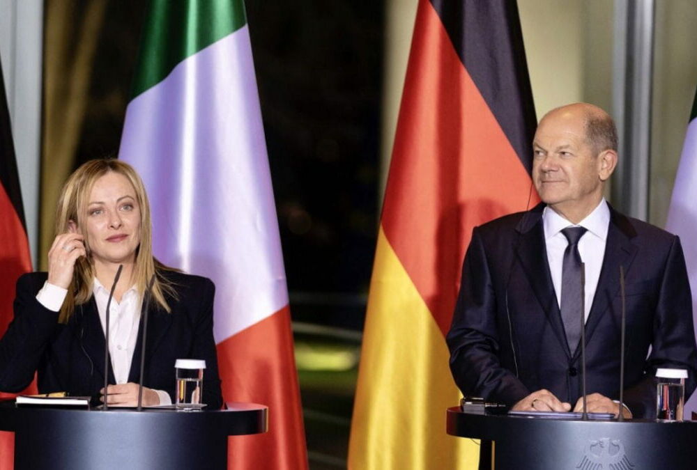 Глави урядів Італії та Німеччини обговорили подальшу підтримку України