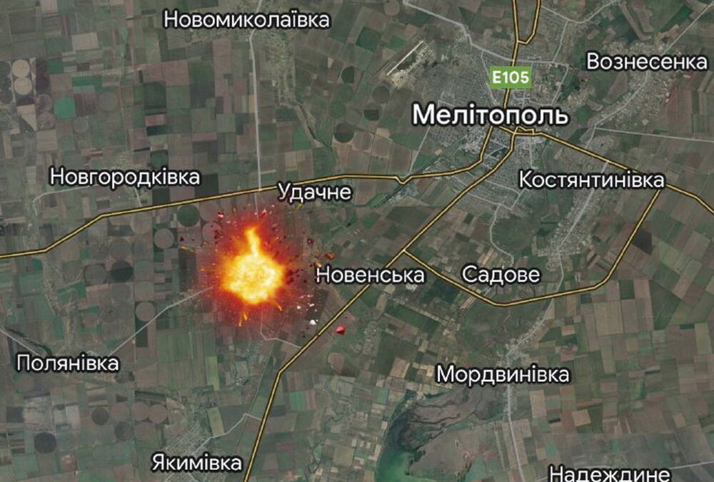 Під Мелітополем підірвали залізницю, яку росіяни використовують для перевезення техніки