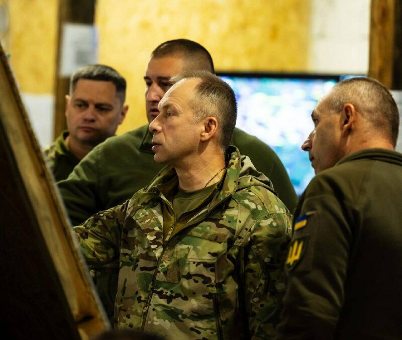 Сырский посетил бригады ВСУ, воюющие в Запорожской области