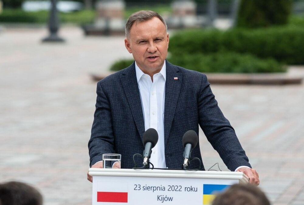 Дуда поддержал призыв Зеленского о предоставлении Украине гарантий безопасности НАТО 