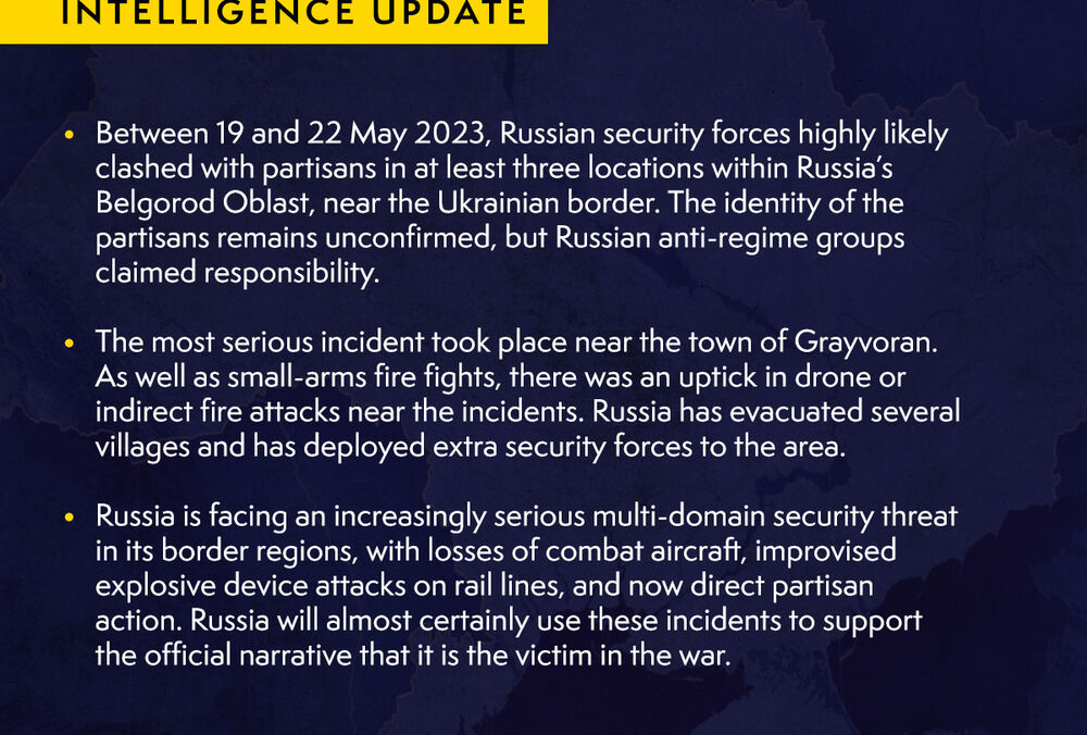 У Британії кажуть, що Росія використовує події під Бєлгородом для просування версії про ”жертву війни” У Британії кажуть, що Росія використовує події під Бєлгородом для просування версії про ”жертву війни”