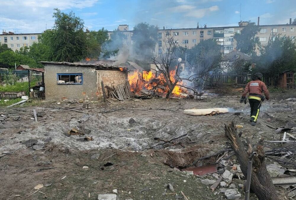 Ворог атакував інфраструктурний об'єкт у Лозовій