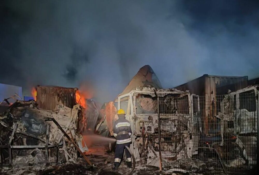 Окупанти ”шахедами” пошкодили об'єкт інфраструктури на Черкащині