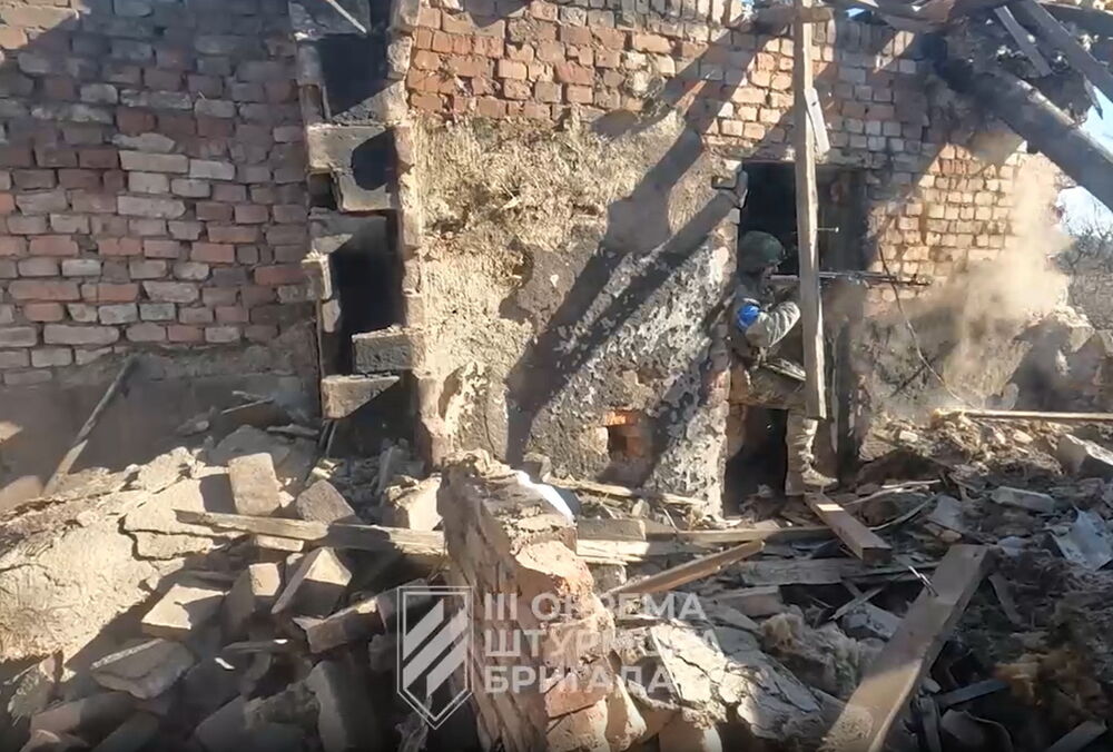 Третья штурмовая бригада показала зачистку Красногоровки от оккупантов