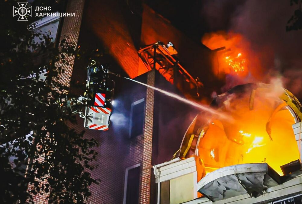 Дрони масовано атакували Харків