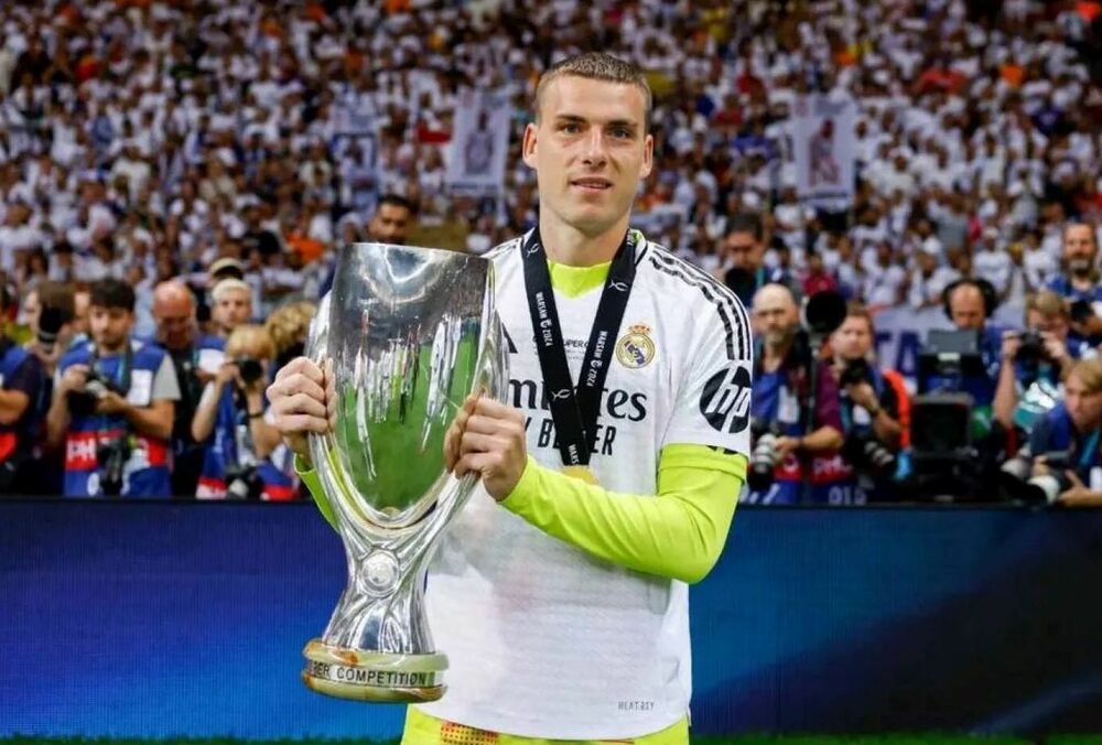 Лунин отреагировал на триумф Реала в Суперкубке УЕФА