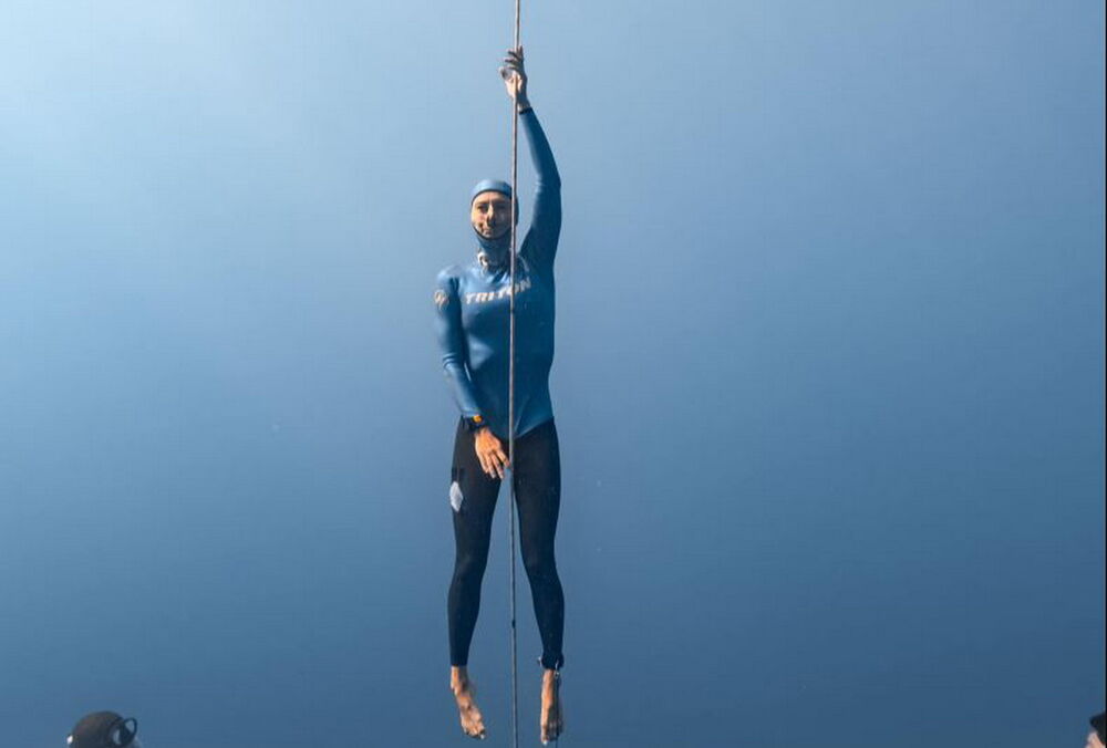 Украинка Екатерина Садурская установила новый мировой рекорд во фридайвинге: фото