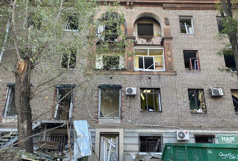 Российские военные нанесли авиаудар по центру Запорожья