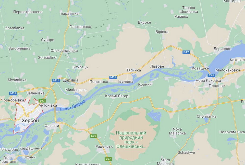 ISW: на левом берегу Херсонской области могут действовать сотни украинских военных