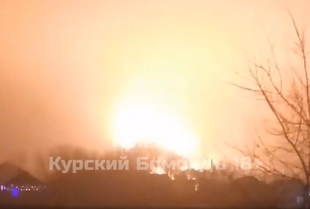 У Курській області дрони ГУР завдали удару по нафтобазі: відео