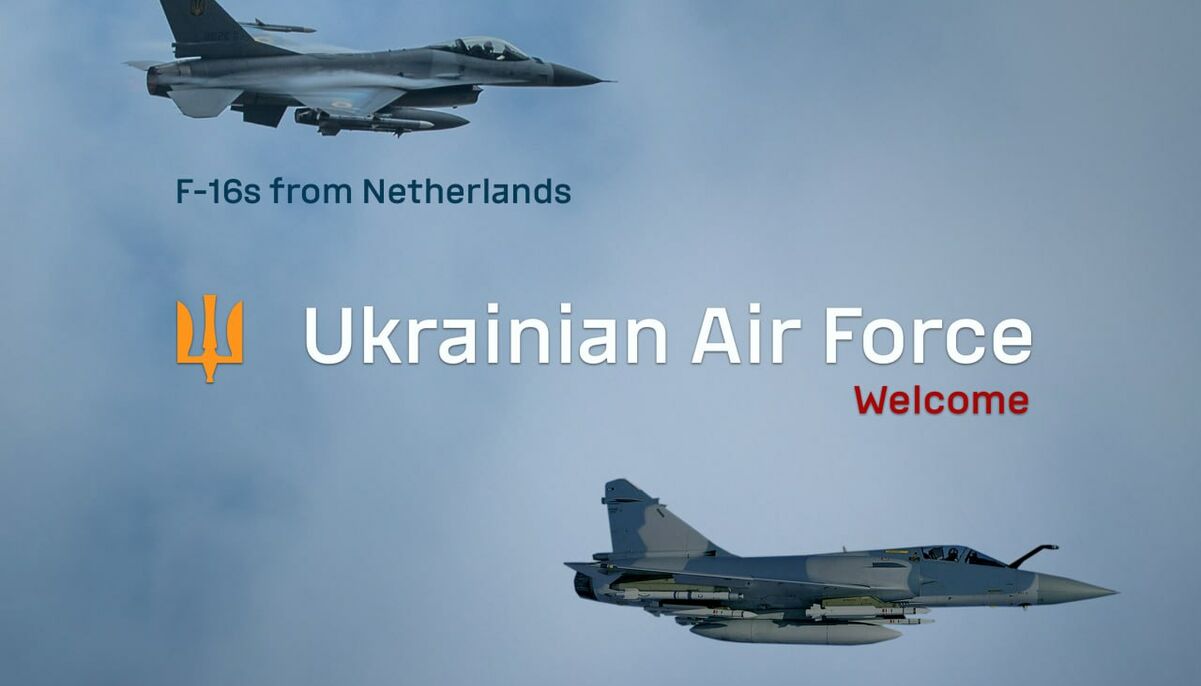 Окрім французьких винищувачів Mirage 2000, Україна отримала F-16 від Нідерландів