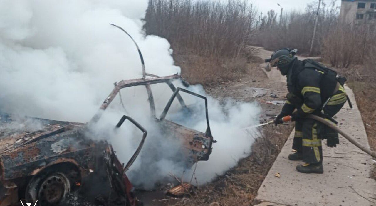 Россияне атаковали БПЛА машину сотрудников Славянской ТЭС: трое человек погибли