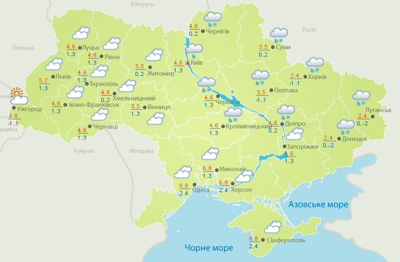 Морозы отступают: где в Украине сегодня будет теплее всего — фото