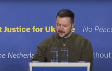 ”Ми всі хочемо бачити тут іншого Володимира”: виступ Зеленського у Гаазі