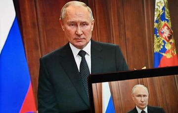 После мятежа Путин выступил с обращением к россиянам 