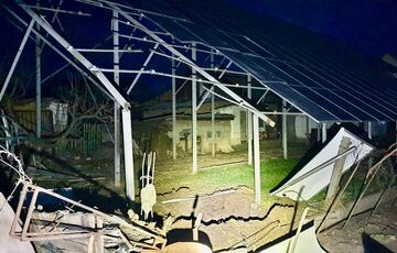 Никополь попал под мощный обстрел