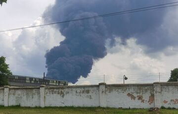 В Воронеже прогремел взрыв на нефтебазе, но власти назвали пожар учениями