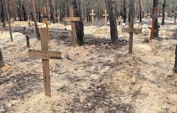 У Харківській області виявлено місце масового поховання ЗСУ