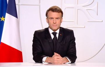 Макрон пропонує використати французьку ядерну зброю для захисту ЄС Макрон пропонує використати французьку ядерну зброю для захисту ЄС