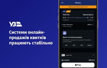 Онлайн-сервисы по продаже билетов ”Укрзализныци” работают без сбоев Онлайн-сервисы по продаже билетов ”Укрзализныци” работают без сбоев