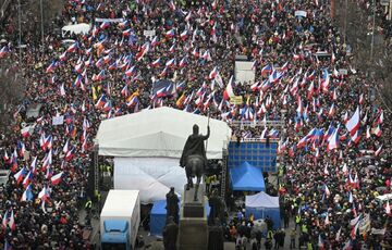 Поліція у Празі затримала 18 учасників проросійського мітингу