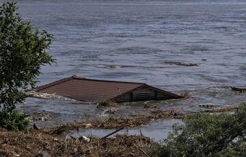 Вода продолжит прибывать в Херсон, жители пытаются спасти животных: душераздирающие кадры