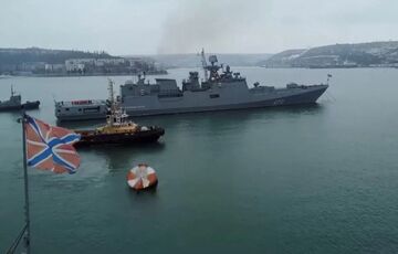 У Чорному морі знаходяться сім російських кораблів, включаючи ракетоносій У Чорному морі знаходяться сім російських кораблів, включаючи ракетоносій