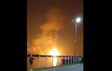 Россияне ударили по газовой инфраструктуре в Одесской области: пожар было видно в Румынии (видео)