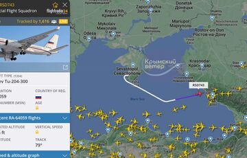 Після вибуху на нафтобазі із Севастополя поспіхом вилетів урядовий літак Росії