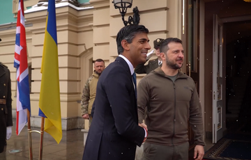 В Украину приехал премьер-министр Великобритании: видео