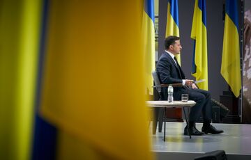 Зеленський розповів, від чого залежить мир на Донбасі Зеленський розповів, від чого залежить мир на Донбасі